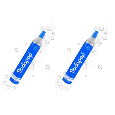 Sodapop Универсален газов цилиндър CО2 425гр. Комплект 2 броя