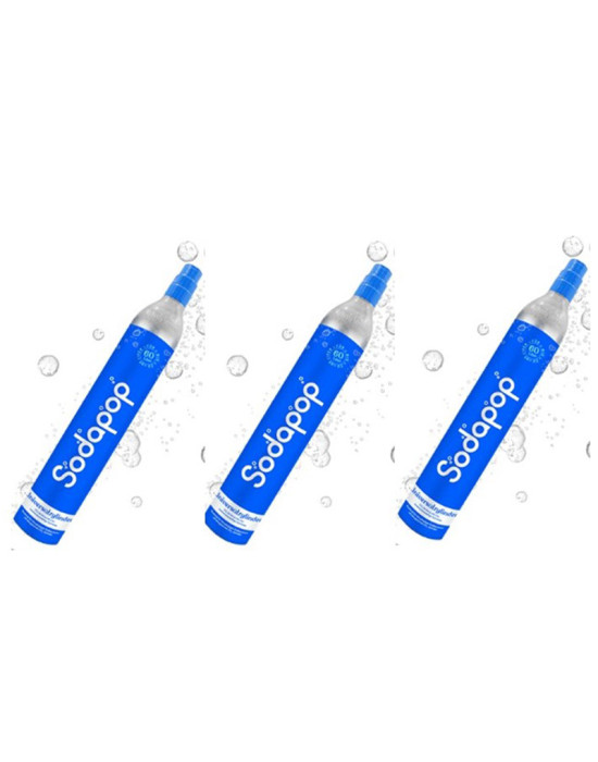 Sodapop Универсален газов цилиндър CО2 425гр. Комплект 3 броя