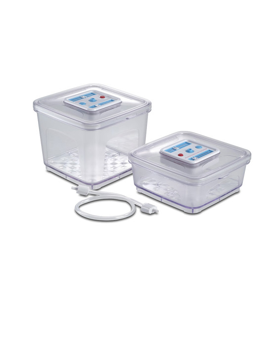 SOLIS Вакуумни контейнери за храна квадратни 2 броя